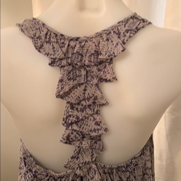 Super cute boho chic tank with ruffled racer back - Picture 5 of 8